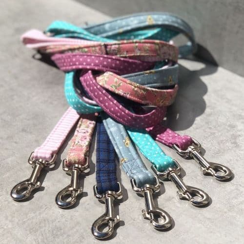 Patterned Fabric Dog Lead